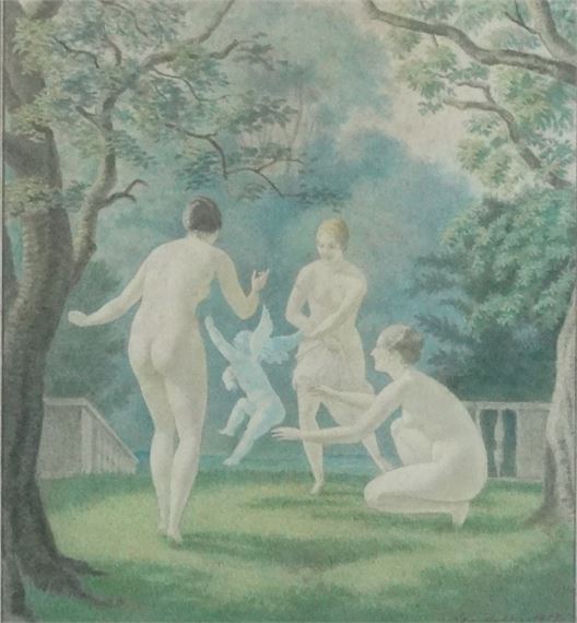 Májusi reggel by Otto Lendecke, 1915