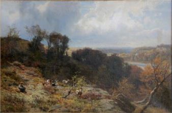 Herbst an der Isar bei München - Arnold Steffan