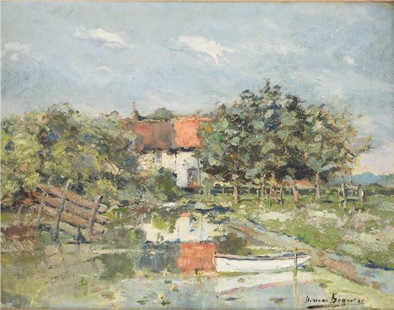 Laeken Farm in summer by Herman Bogaerd