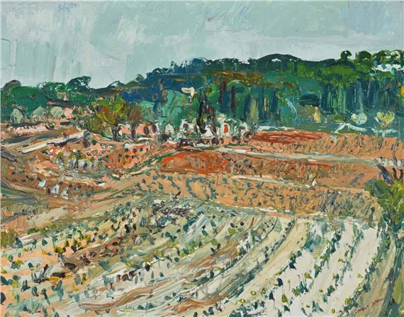 Paysage varois en hiver