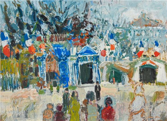 La fête by Marcel Saint-Jean, 1966