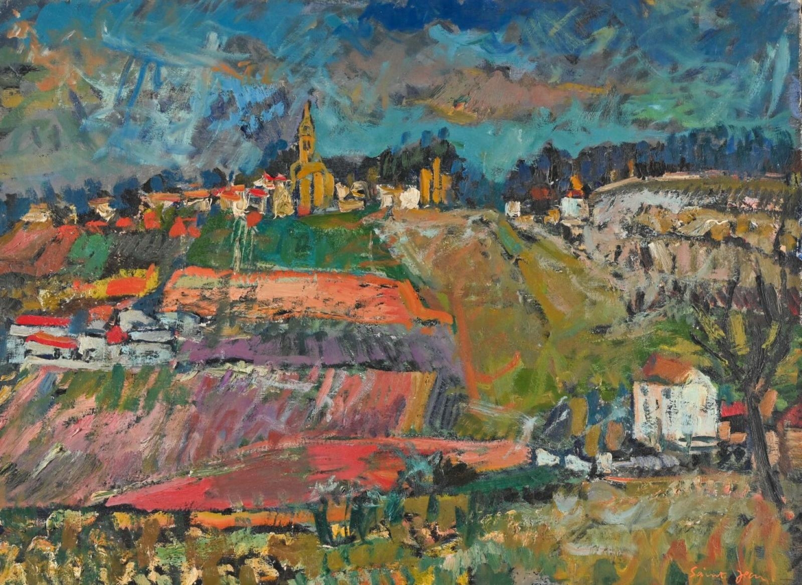 Artwork by Marcel Saint-Jean, Bully, Made of Oil on canvas