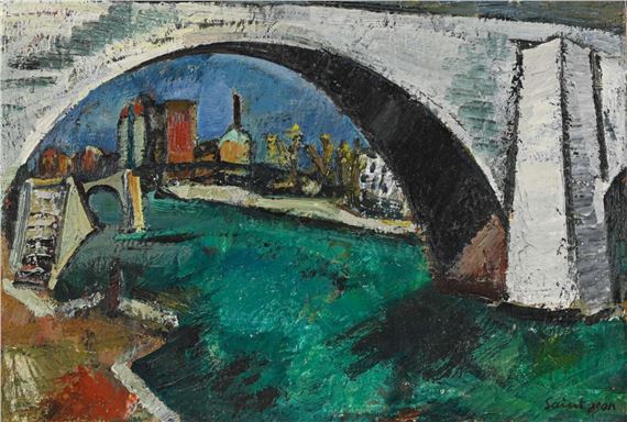 Le pont by Marcel Saint-Jean, 1941