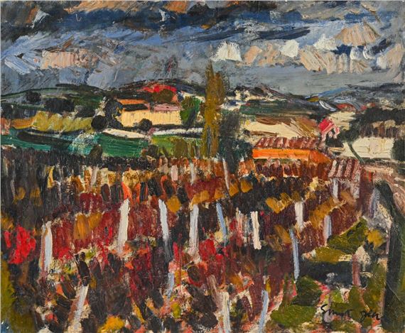 Les vignes by Marcel Saint-Jean