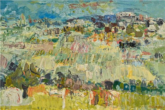 Paysage de printemps by Marcel Saint-Jean