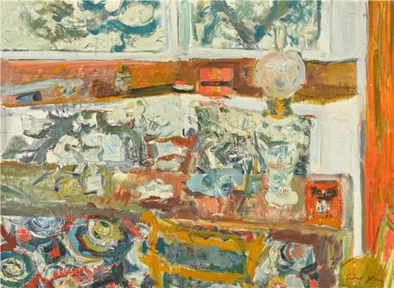 Intérieur à la lampe