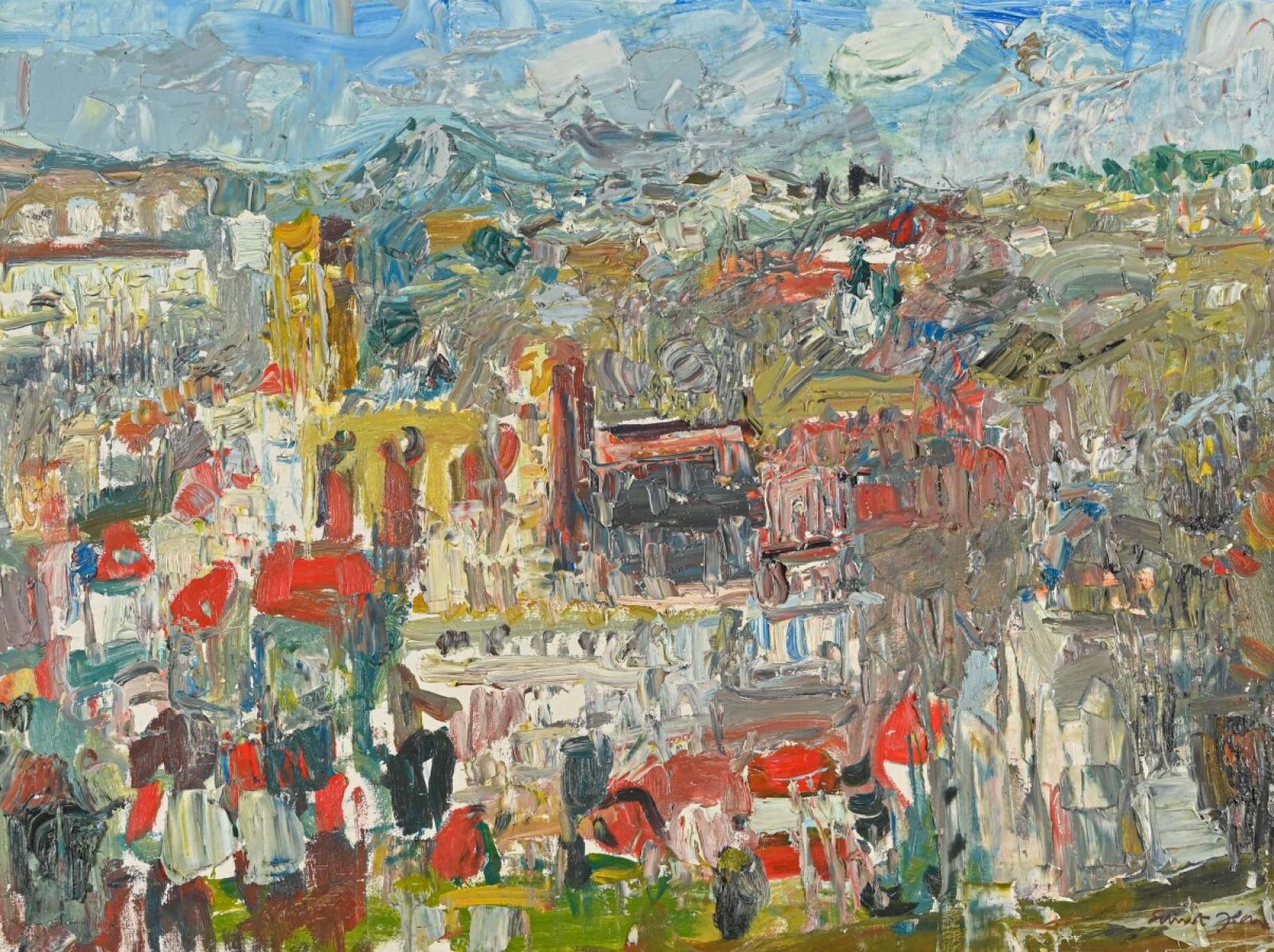 Artwork by Marcel Saint-Jean, L'Arbresle, Made of Oil on canvas