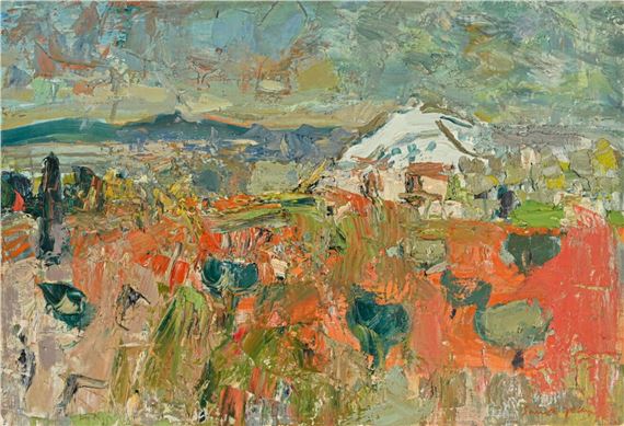 Les oliviers by Marcel Saint-Jean