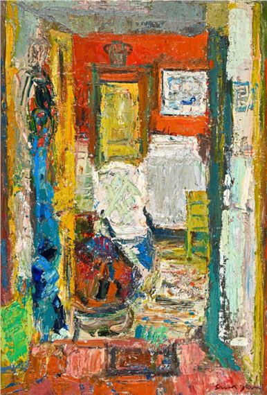 Nature morte au porte-manteau