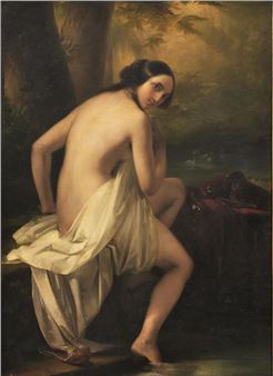 DONNA AL BAGNO - Michelangelo Grigoletti