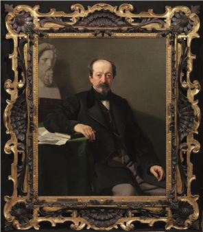 RITRATTO DEL DOTTOR FEDERIGO E. FILIPPI - Antonio Ciseri