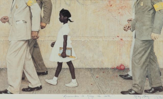 Norman Rockwell | The Problem We All Live With | MutualArt