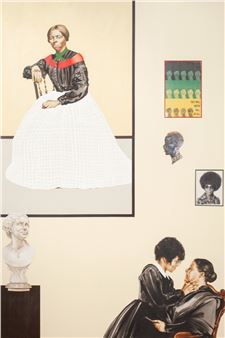 Meleko Mokgosi: Democratic Intuition - Gagosian, London (Britannia Street)