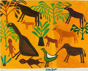 Composition with Animals and Birds - Ferciano Ndala