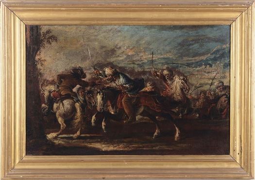 Battaglia con cavalieri by Francesco Simonini