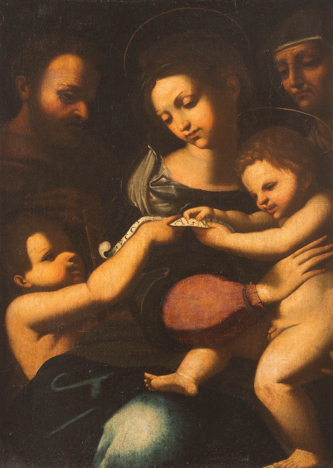 Raffaello Sanzio | The Holy Family with John the Baptist as a Child and ...