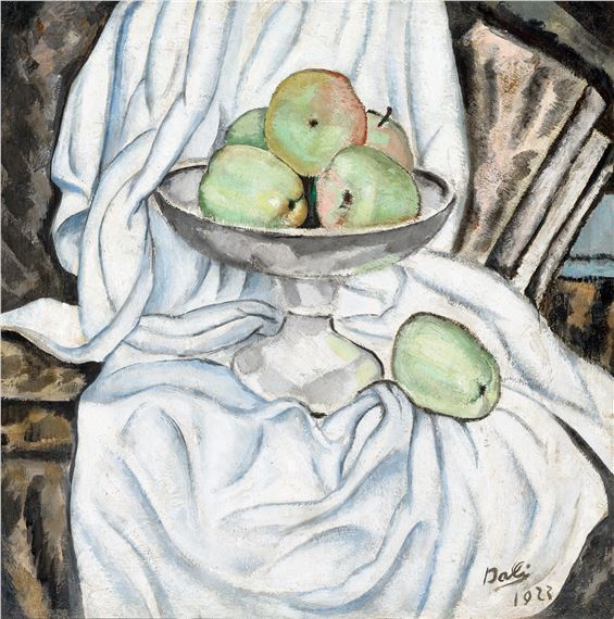 Nature morte aux pommes by Salvador Dalí, 1923