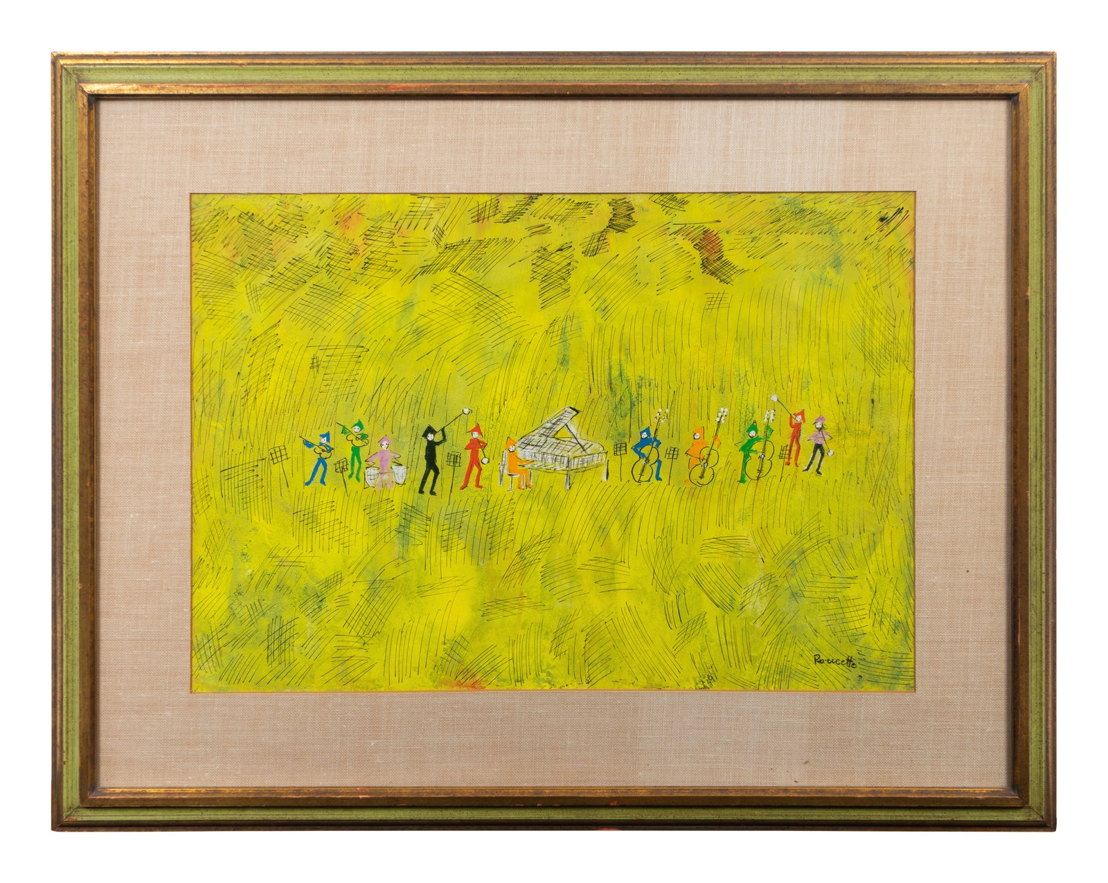 Poucette Whimsical Town Scene MutualArt