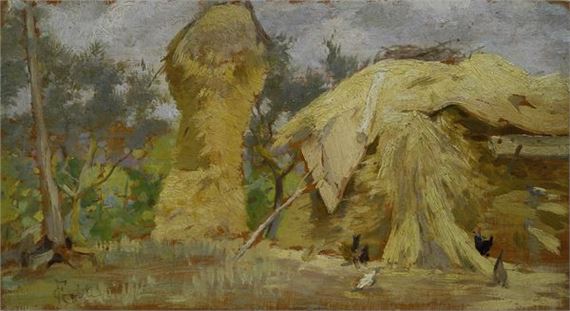 PAGLIAI by Francesco Gioli, 1880 CIRCA