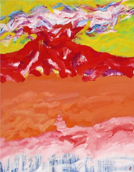 “La volcan et la mer” by Yasse Tabuchi, 1982