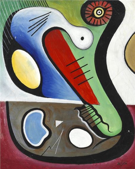 Abstract composition by Eugéne de Sala, circa 1930