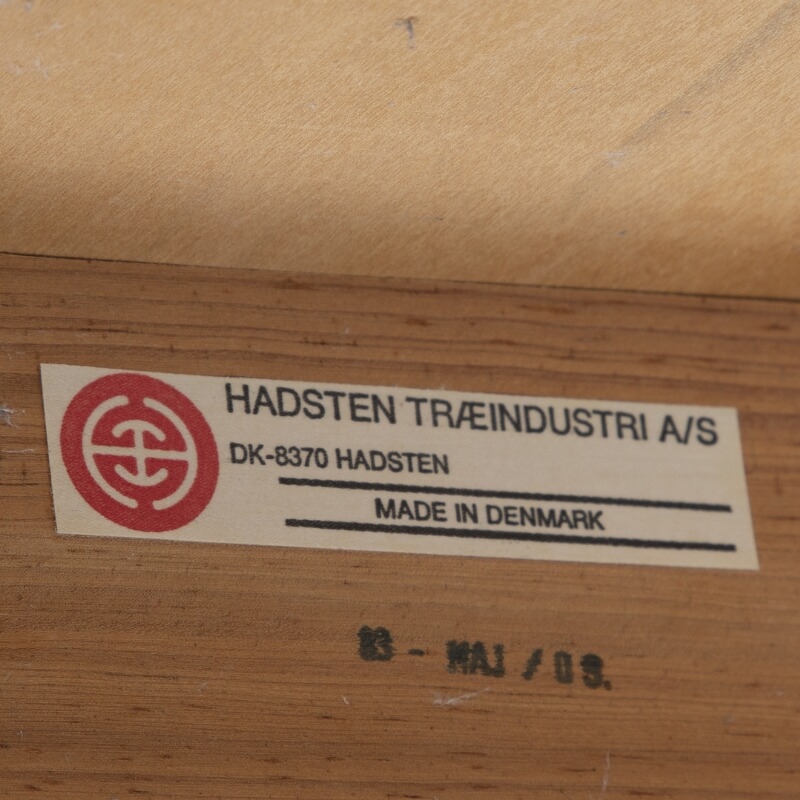 Artwork by Andreas Hansen, Desk and armchair of solid pine wood, Made of pine wood