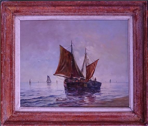 Bateaux animé by Charles Emmanuel Joseph Roussel