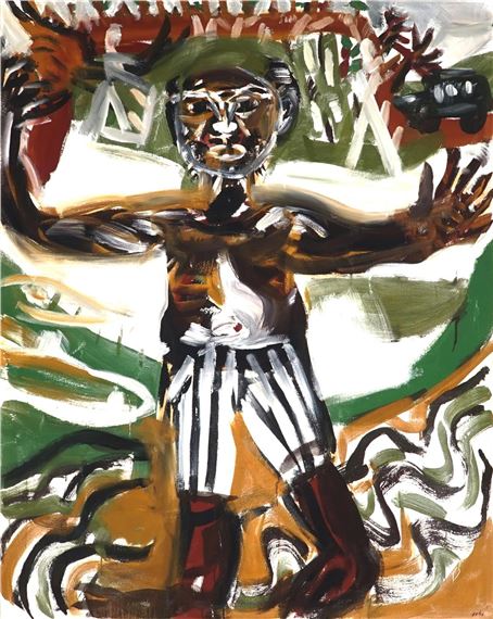 Footballer by Joe Furlonger, 1996