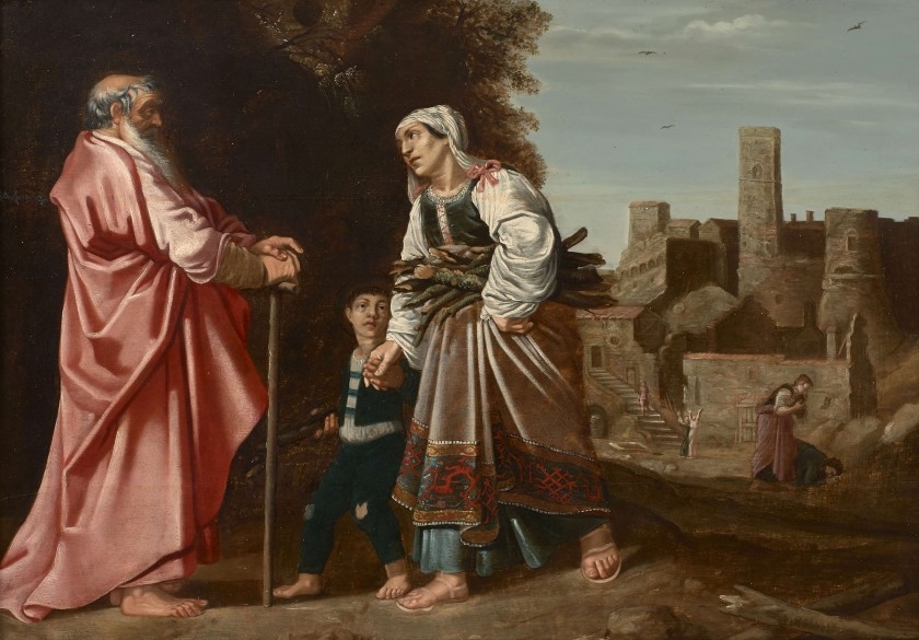 Pieter Lastman Elie et la veuve de Sarepta MutualArt