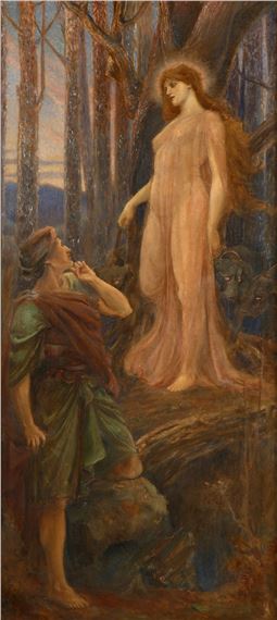 La vision by Symbolism School, 1894