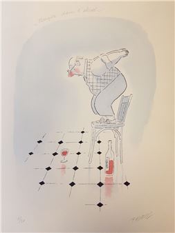 Immerse yourself in alcohol - François Ravard