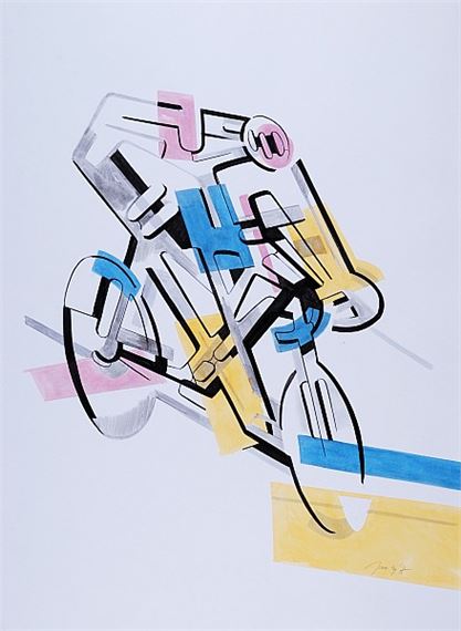 Cyklista by Jan Rýz