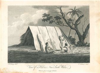 View of a Hut in New South Wales - Thomas Medland