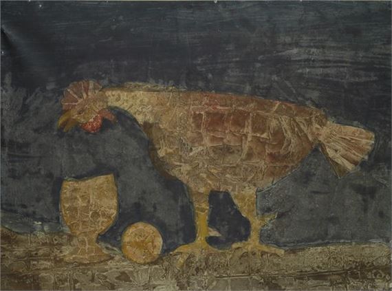 GALLO E CALICE by Mirko Basaldella, 1960