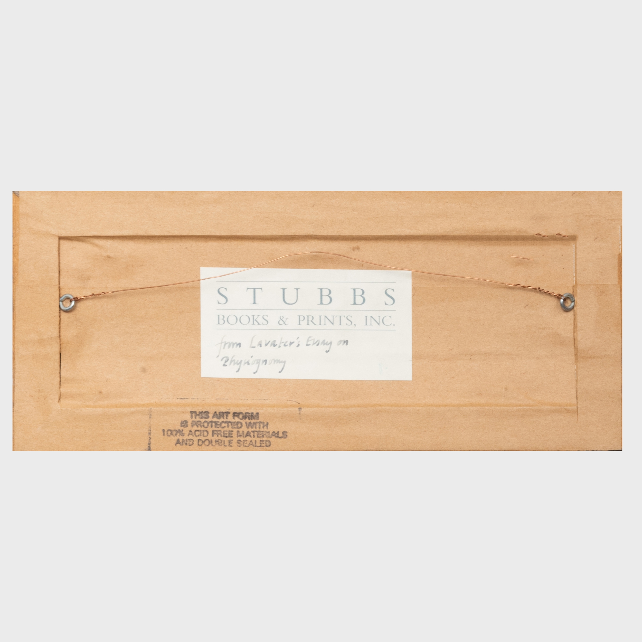 Artwork by Johann Caspar Lavater, Lavater's Essay on Physiognomy: Two Plates, Made of etchings in black on wove paper