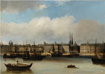 A VIEW OF BORDEAUX - Eugène Cartelier