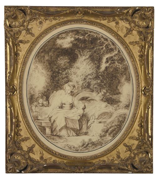 La bonne mère by Jean-Honoré Fragonard