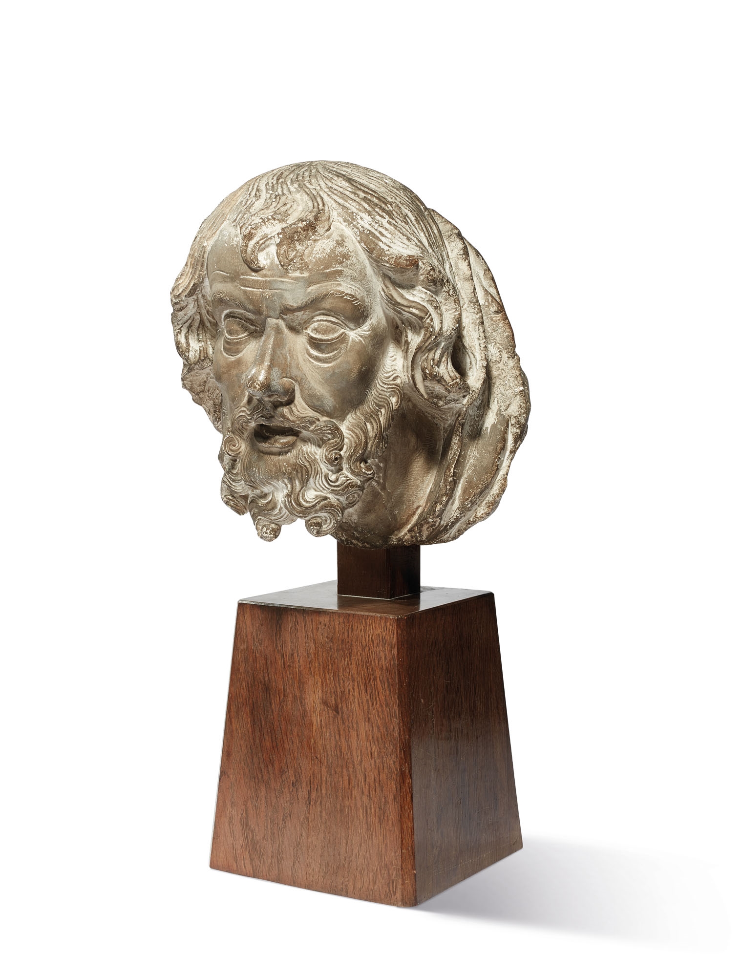 French School, 15thCentury | TÊTE SCULPTÉE EN PIERRE REPRÉSENTANT UN ...