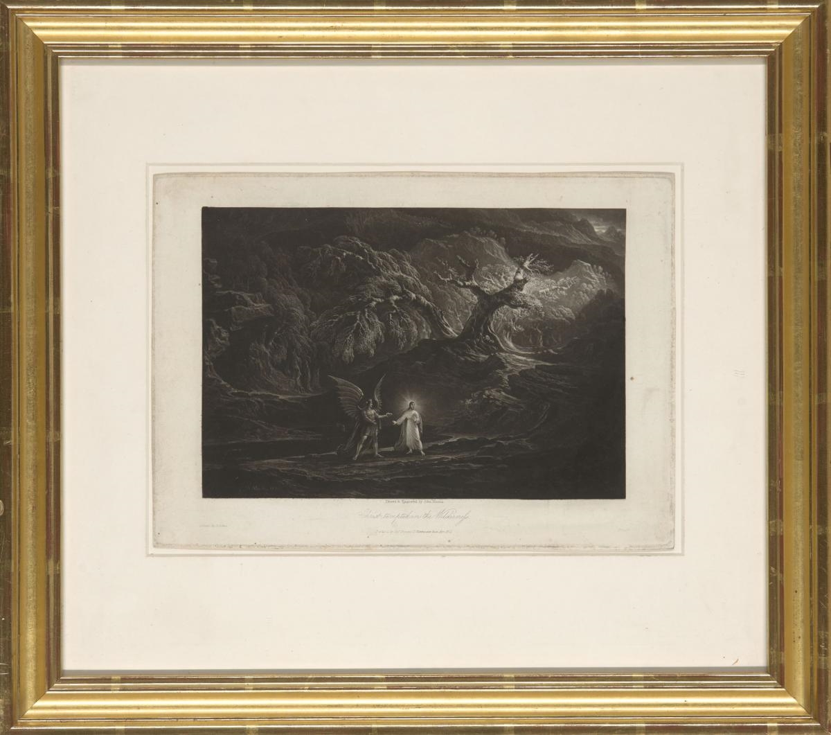 John Martin | Christ Tempted in the Wilderness (1826) | MutualArt