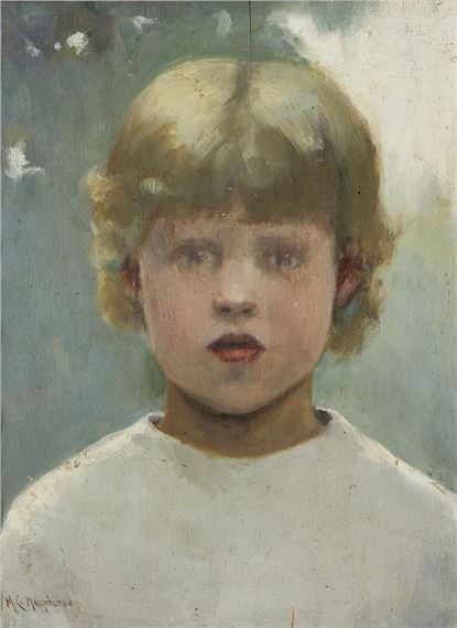 Margaret Campbell Macpherson | Portrait of a young girl | MutualArt