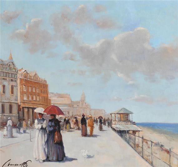 Promenade, South of France by Ken Moroney