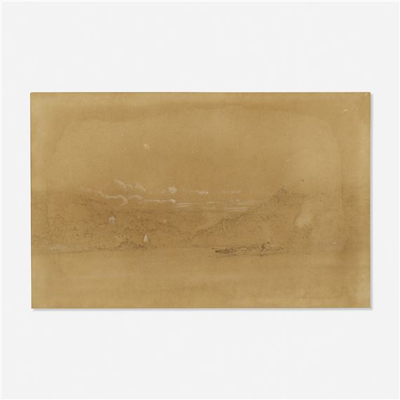 View of Tivoli, and Landscape with Ruins by Sanford Robinson Gifford