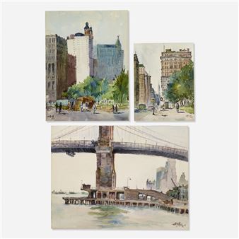 three works - Chuck F. Wong