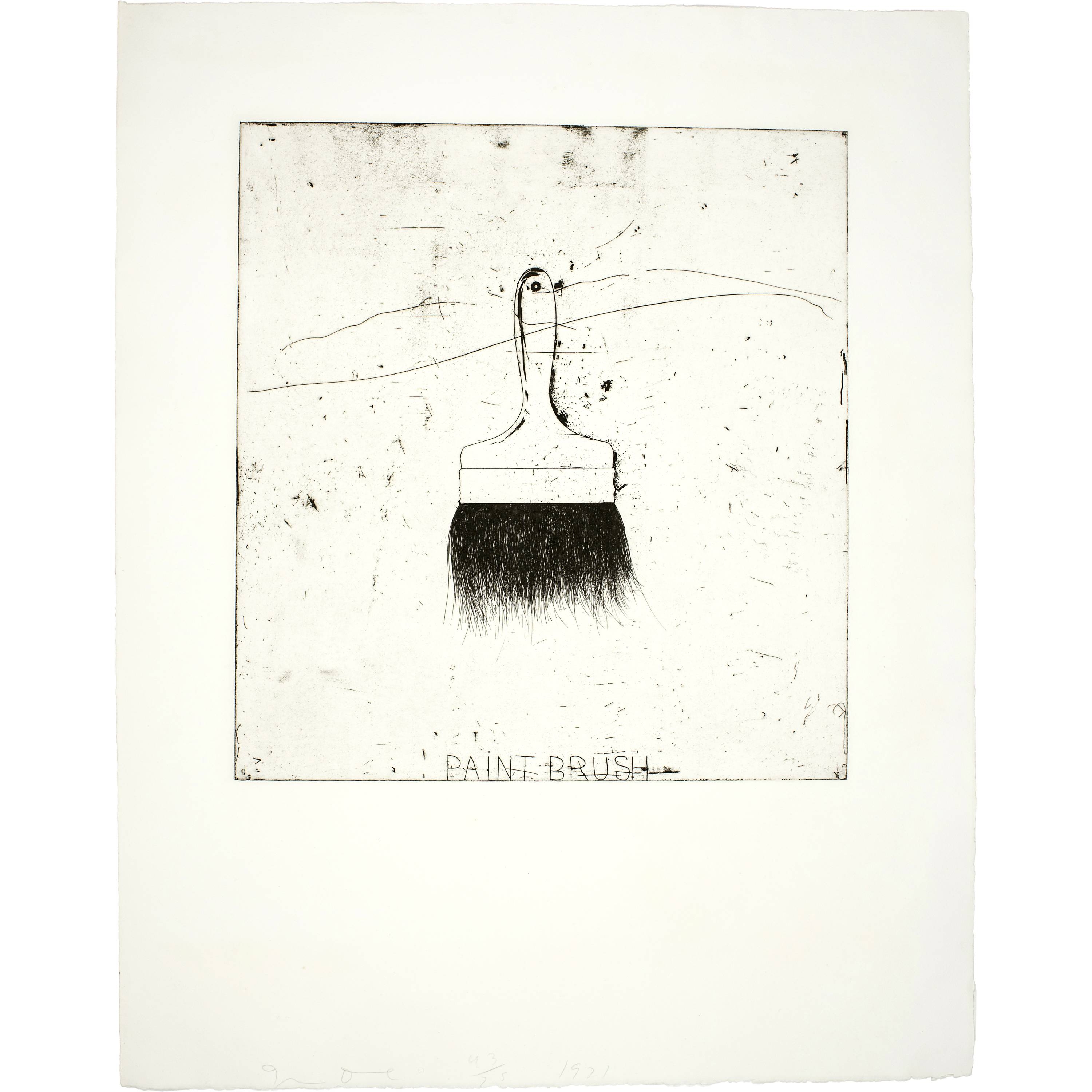 Jim Dine Paint Brush (1971) MutualArt