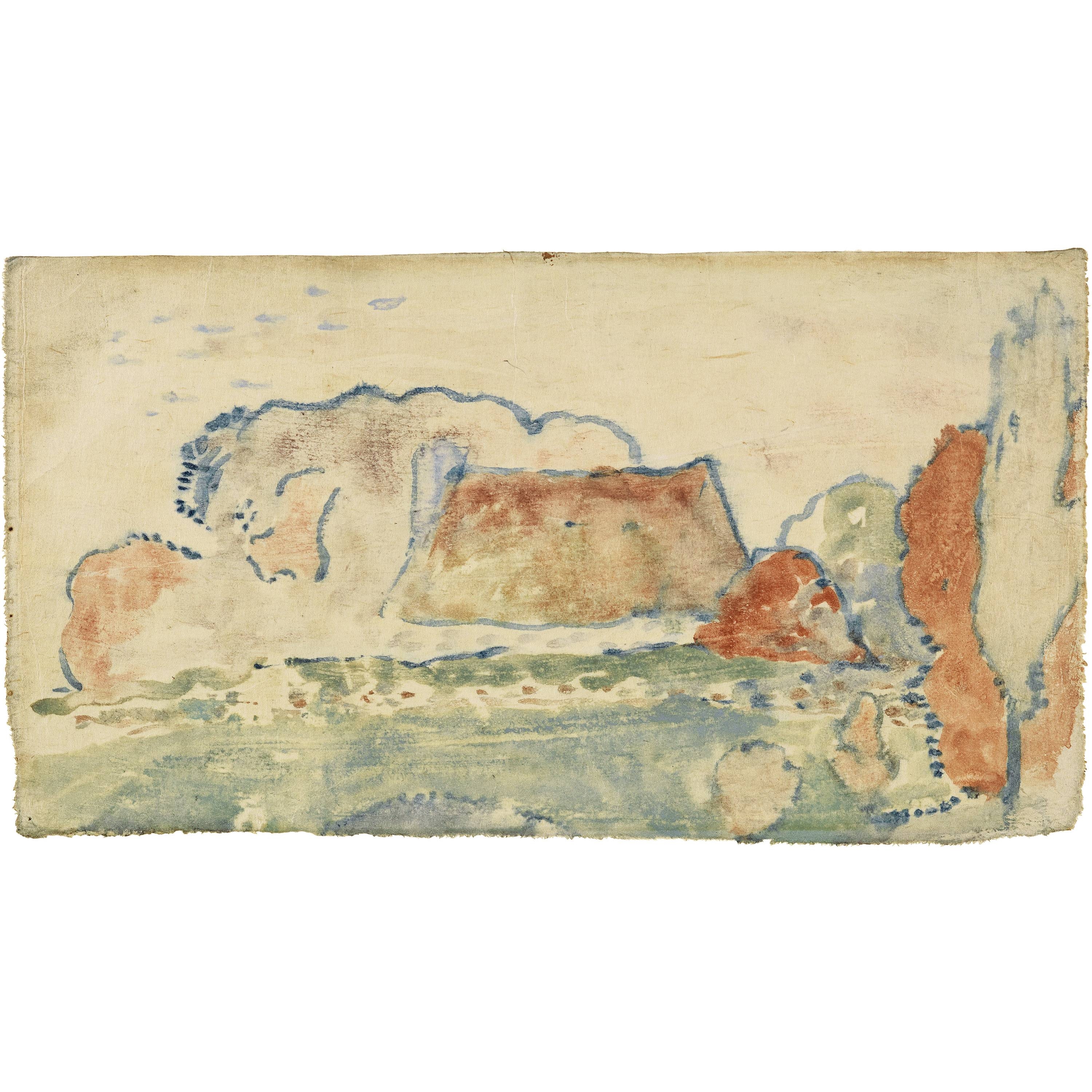 Paul Gauguin | Paysage de Bretagne (Circa 1894) | MutualArt