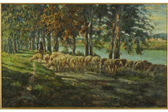
Shepherd and Sheep - Alessandro Monsagrati