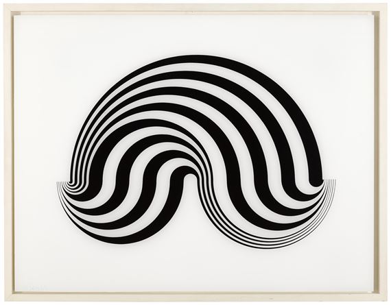 Bridget Riley | UNTITLED (FRAGMENT 5) (S. 5E) (1965) | MutualArt
