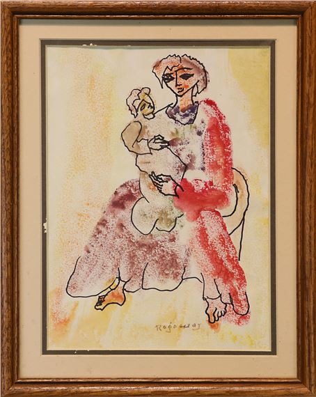 Alfred Rogoway | La Mujer Roja | MutualArt