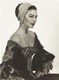 v neck bodycon dress black Gardner, Ava. (19221990) Group of Four Promotional Photographs   Schubertiade Music and Arts