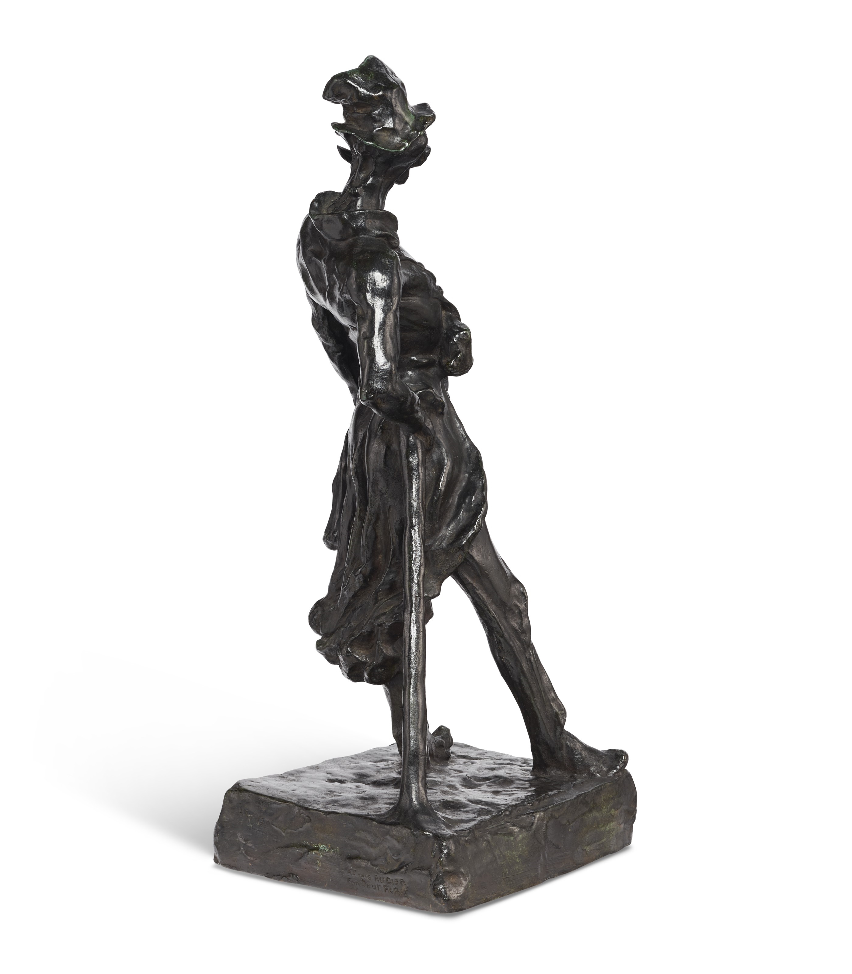 Wiedergabe aus Bronze „Ratapoil - 1850  - Höhe 14cm - Neu